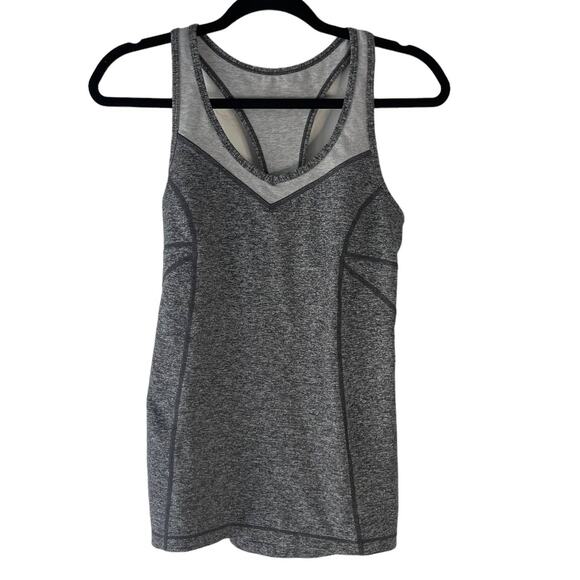 Zella Women's Size Small Take‎ The Plunge Grey Activewear Tank - Picture 3 of 10